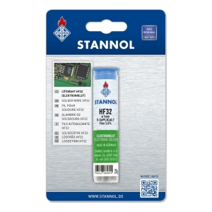 Loddetråd HF 32 BF blyfri 1.0 mm 20g SV, Stannol