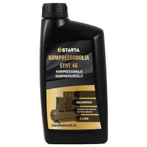Kompressorolje Synt 46 1 ltr., Starta