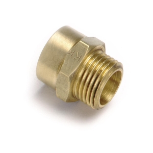 Nippelmuffe, messing  G 1/2" GUL