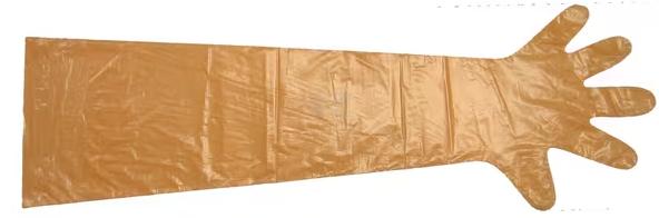 Engangshansker VETbasic 100 stk oransje, Kerbl