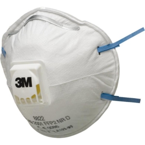 Støvmaske med ventil 8822 P2, 10 stk,  3M™