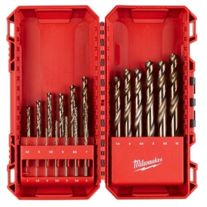 Metallborsett Cobolt DIN 338 HSS-G 1-10 mm , Milwaukee