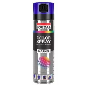 Merkespray Fluor Blå 500 ml, Soudal