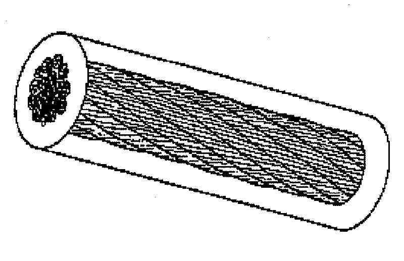 Wire, plastbelagt 3/5 mm, 25 mtr.