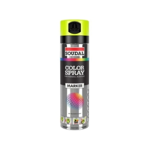 Merkespray Fluor Gul 500 ml, Soudal