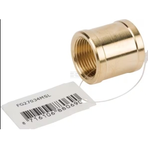 Muffe, messing  3/4"