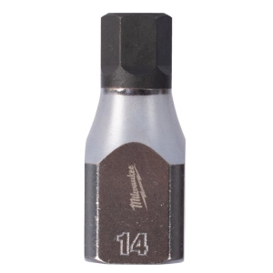 BITS PIPE HEX 1/2" 14MM , Milwaukee